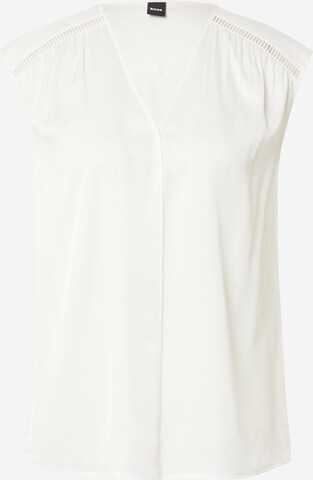 BOSS - Blusa 'Binadi' en blanco: frente