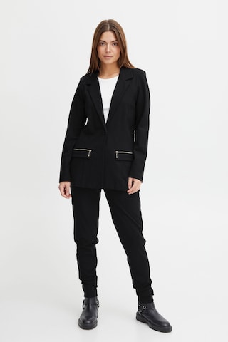 PULZ Jeans Jackenblazer 'KIRA' in Schwarz