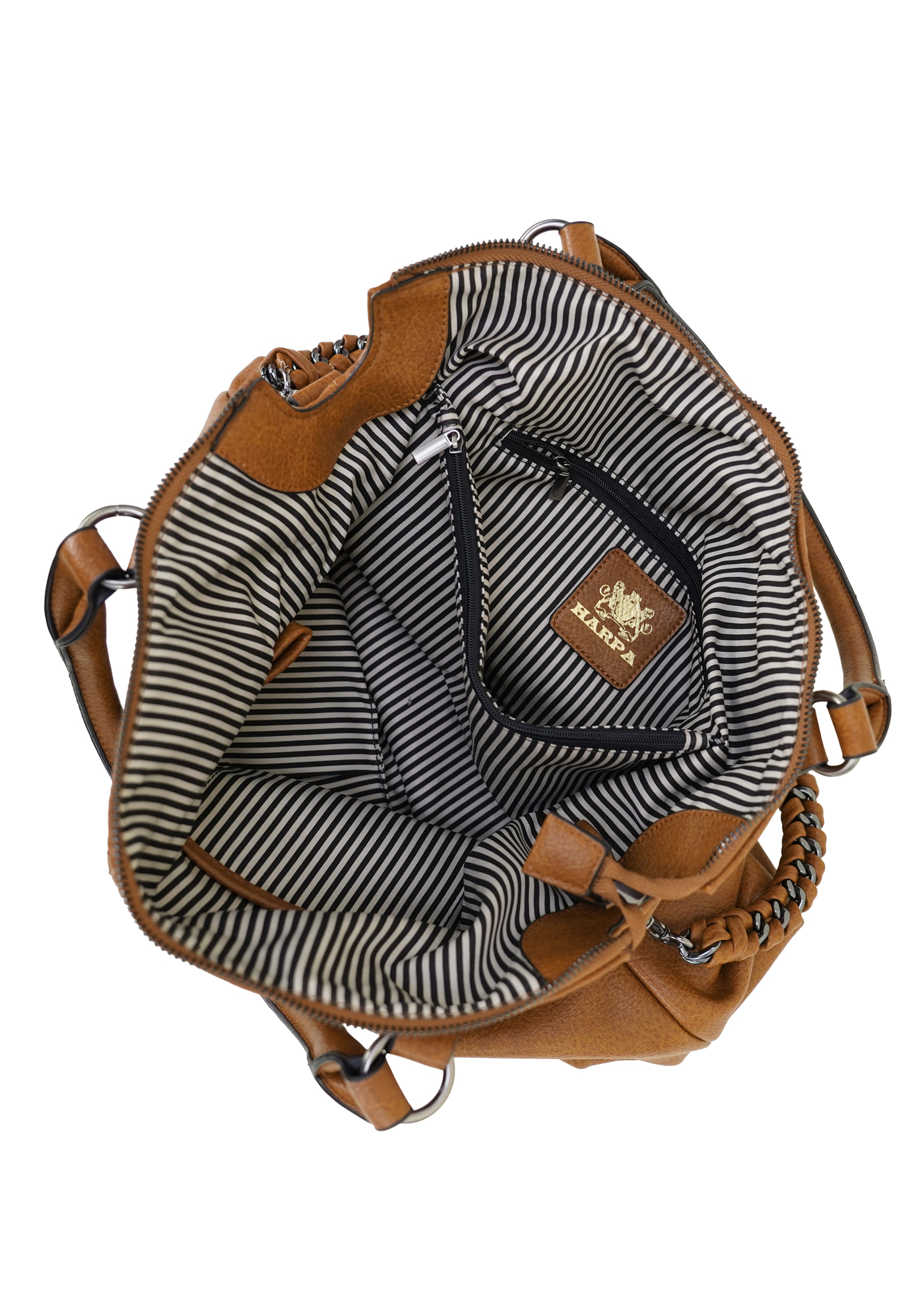 HARPA Schultertasche 'MAXX' in Braun