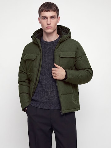 JACK & JONES Zimska jakna 'JJWILLIAM' | zelena barva: sprednja stran