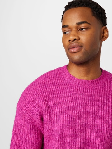 TOM TAILOR DENIM Sweter w kolorze różowy