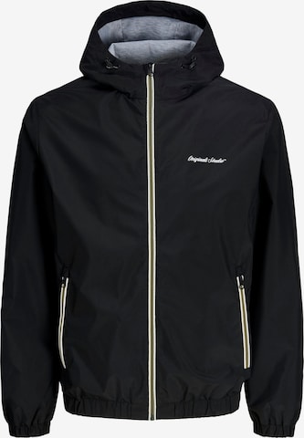 JACK & JONES Übergangsjacke in Schwarz: Vorderseite