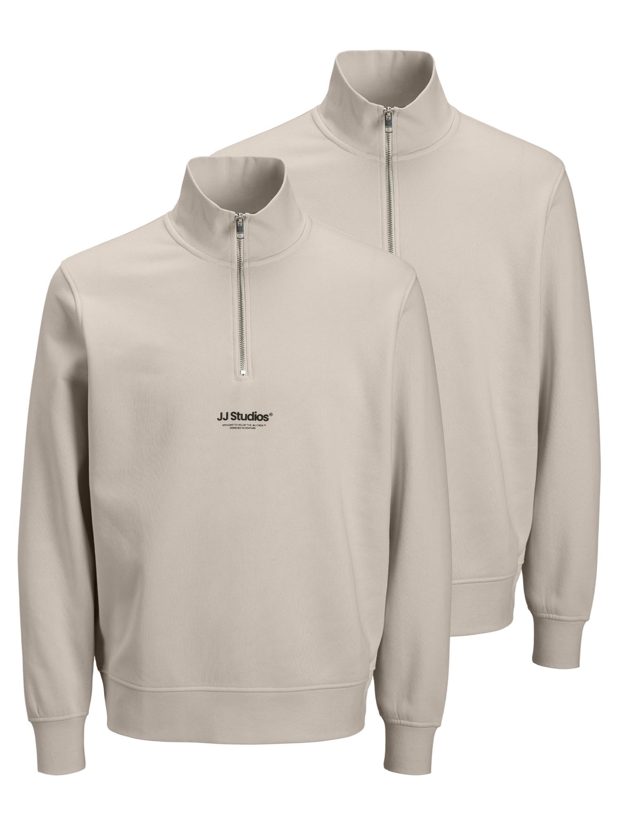 JACK & JONES Sweatshirt 'Soho' in Grijs: voorkant