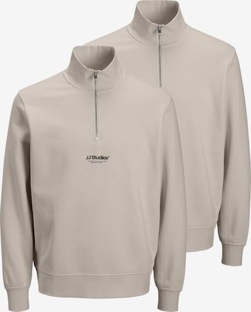 JACK & JONES Sweatshirt 'Soho' in Grijs: voorkant