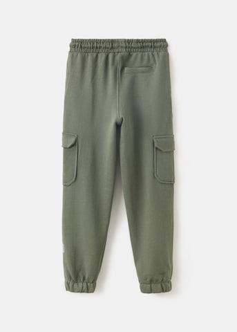 MANGO KIDS Дънки Tapered Leg Панталон в зелено
