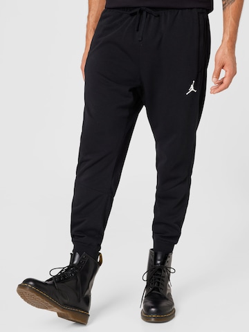 Effilé Pantalon Jordan en noir : devant