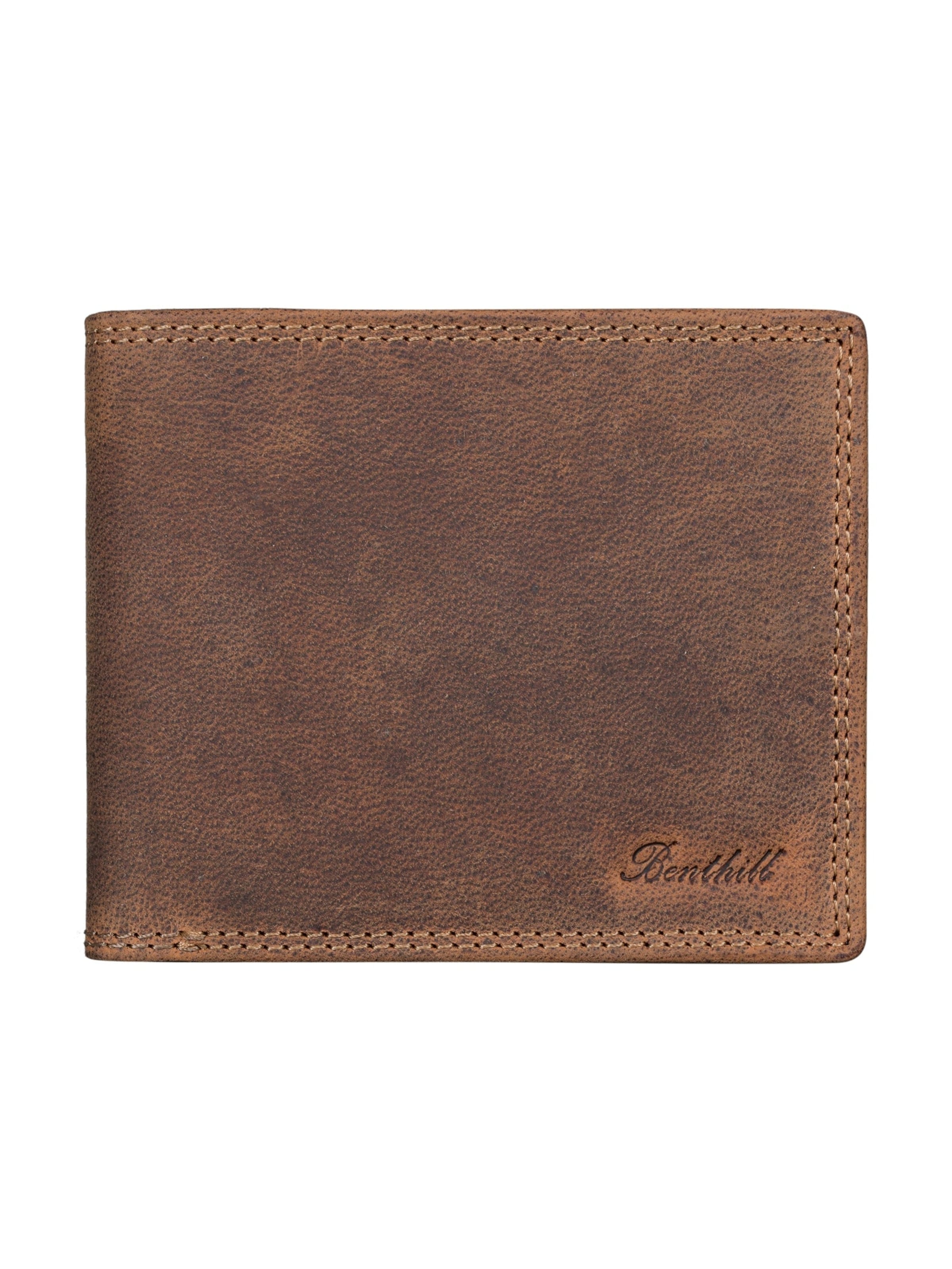 Benthill Wallet in Brown: front