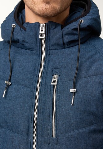 INDICODE JEANS Winter Jacket 'Circus' in Blue