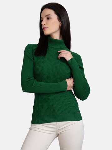 Pullover 'Zoey' di Sir Raymond Tailor in verde: frontale