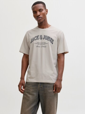 T-Shirt 'JJEDenver' JACK & JONES en gris : devant