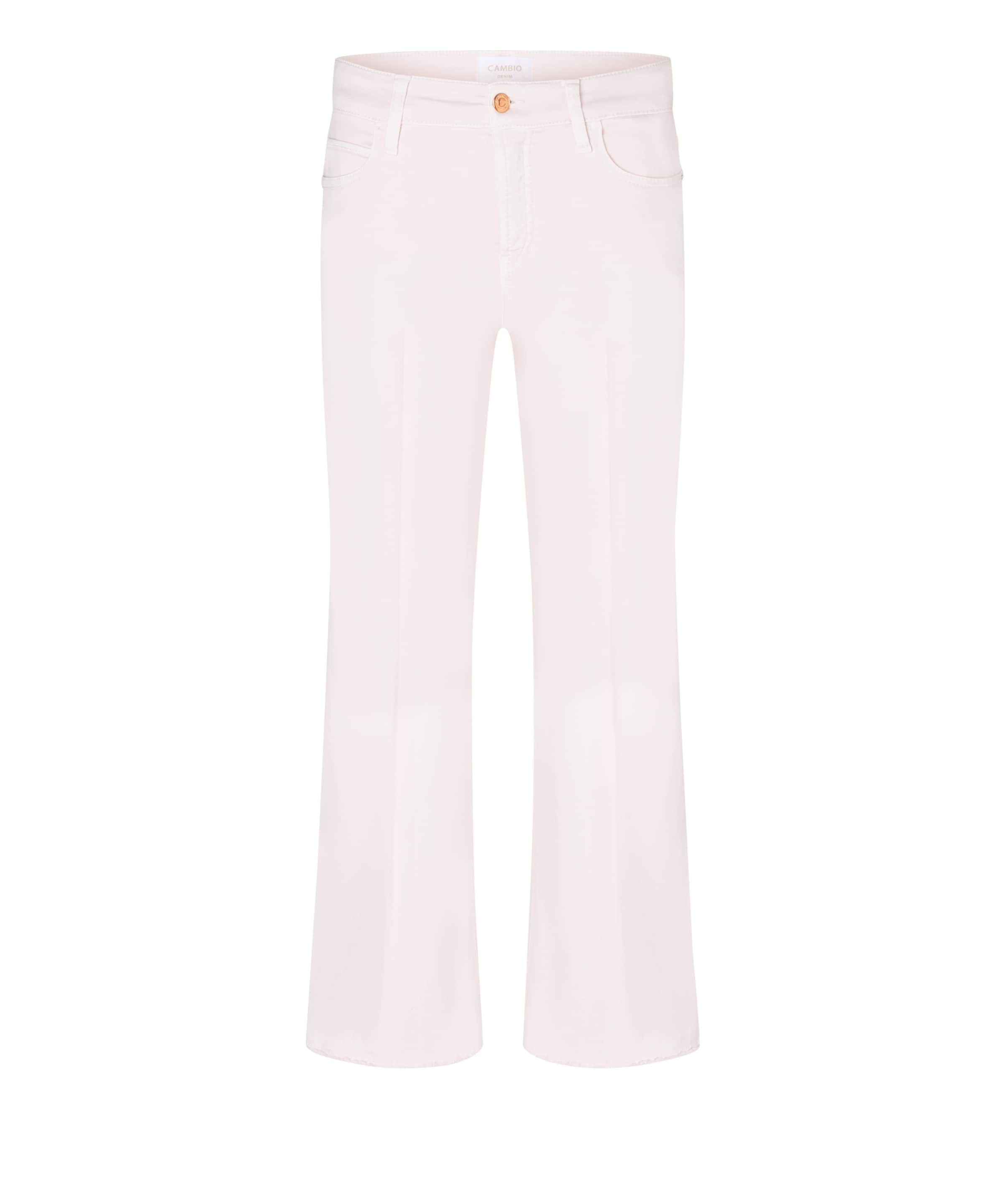 Cambio Flared Jeans 'Francesca' in White: front