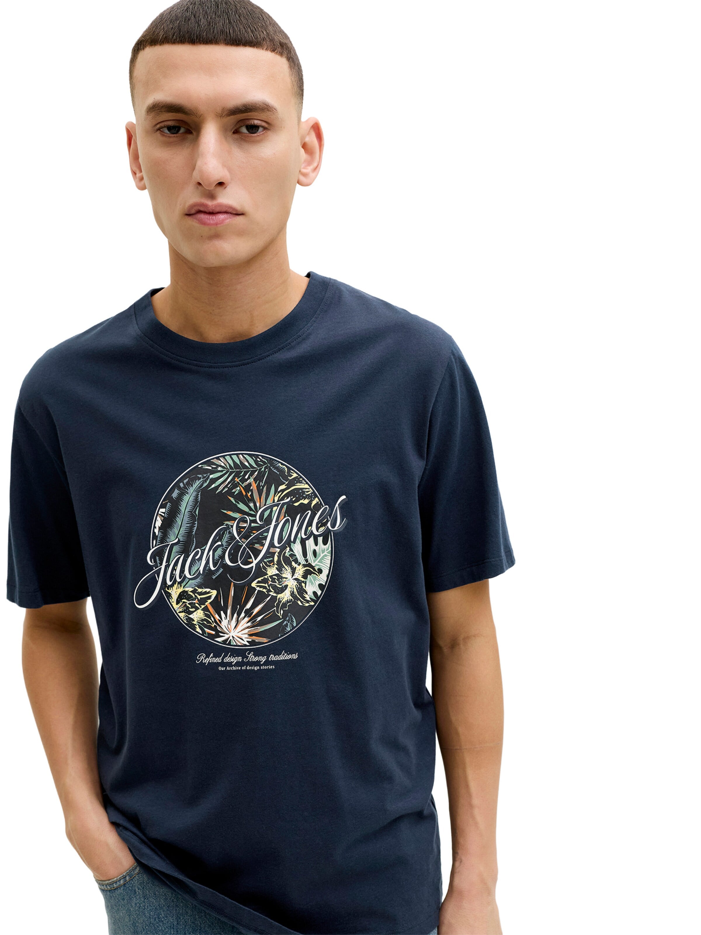 JACK & JONES Shirt 'Honolulu Shape'‌‌‌‌‌‌‌‌ in Mischfarben