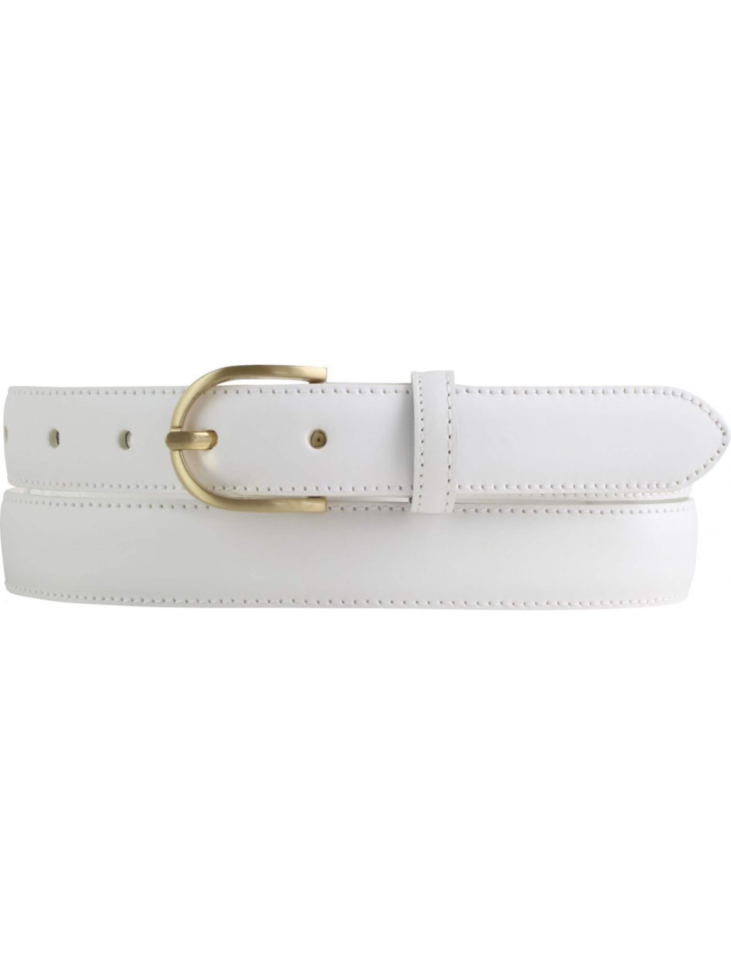 BELTINGER Belt 'Novarai' in White: front