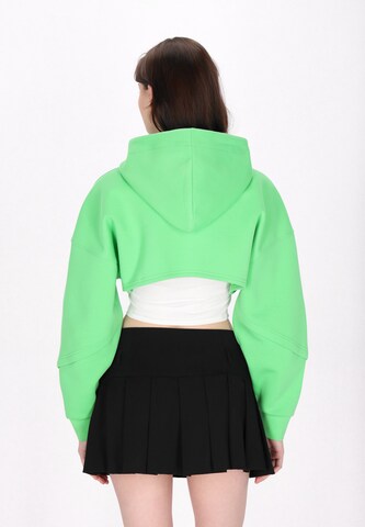 myMo ATHLSR Sweatshirt 'Back To School' in Groen