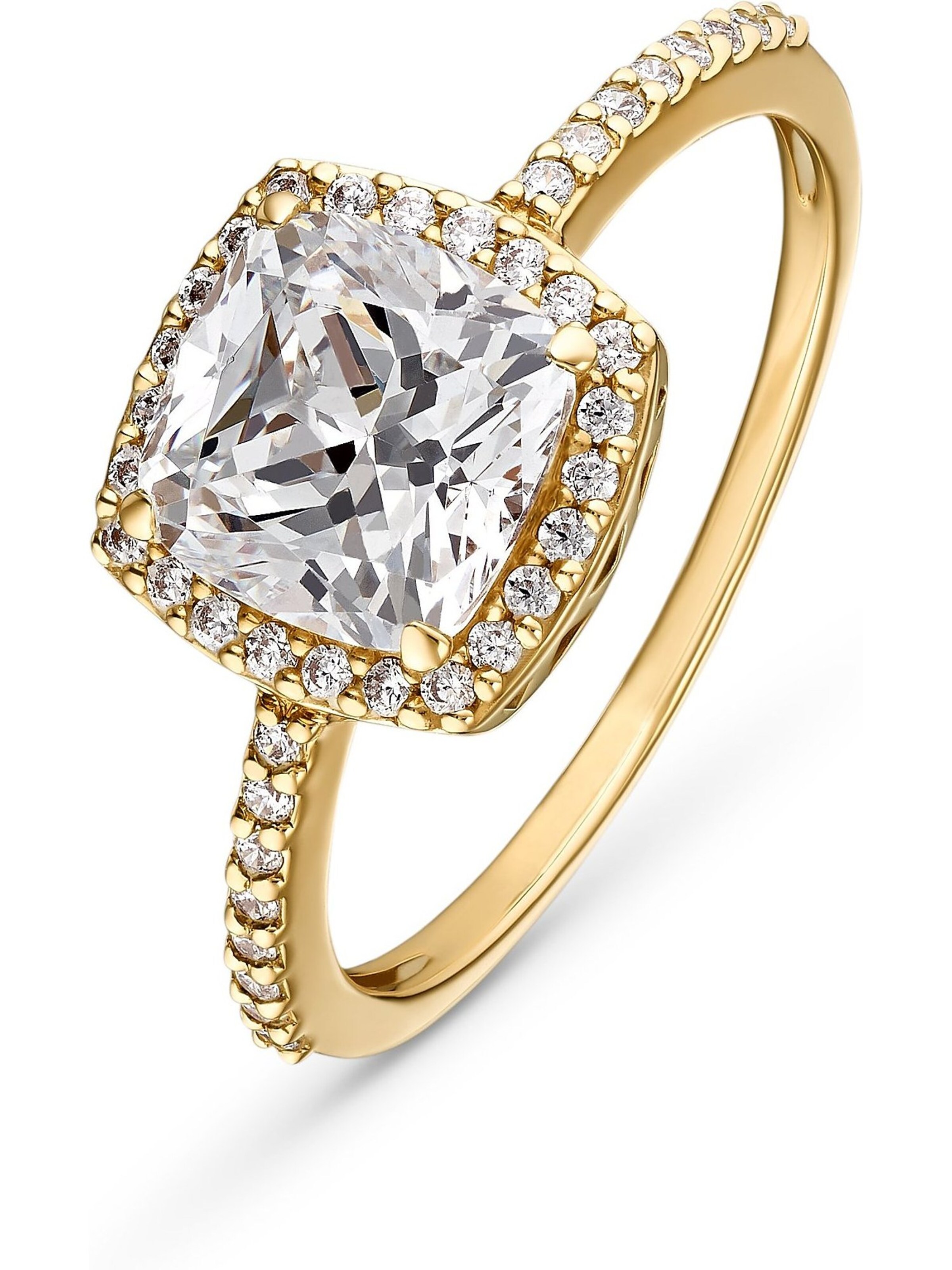 CHRIST Ring in Gold: front