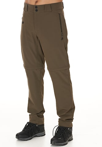 Whistler Regular Outdoor Pants 'Gerdi' in Brown: front
