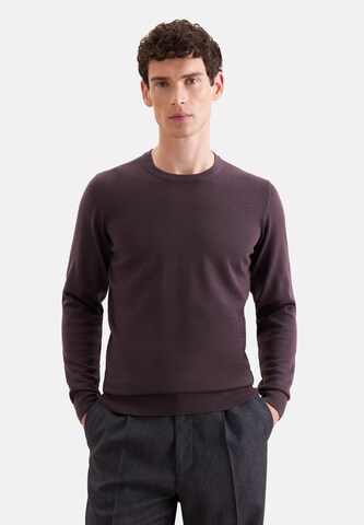 SEIDENSTICKER Sweater 'Schwarze Rose' in Purple: front