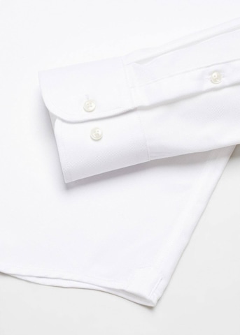 MANGO MAN Regular fit Business Shirt 'Alfred' in White