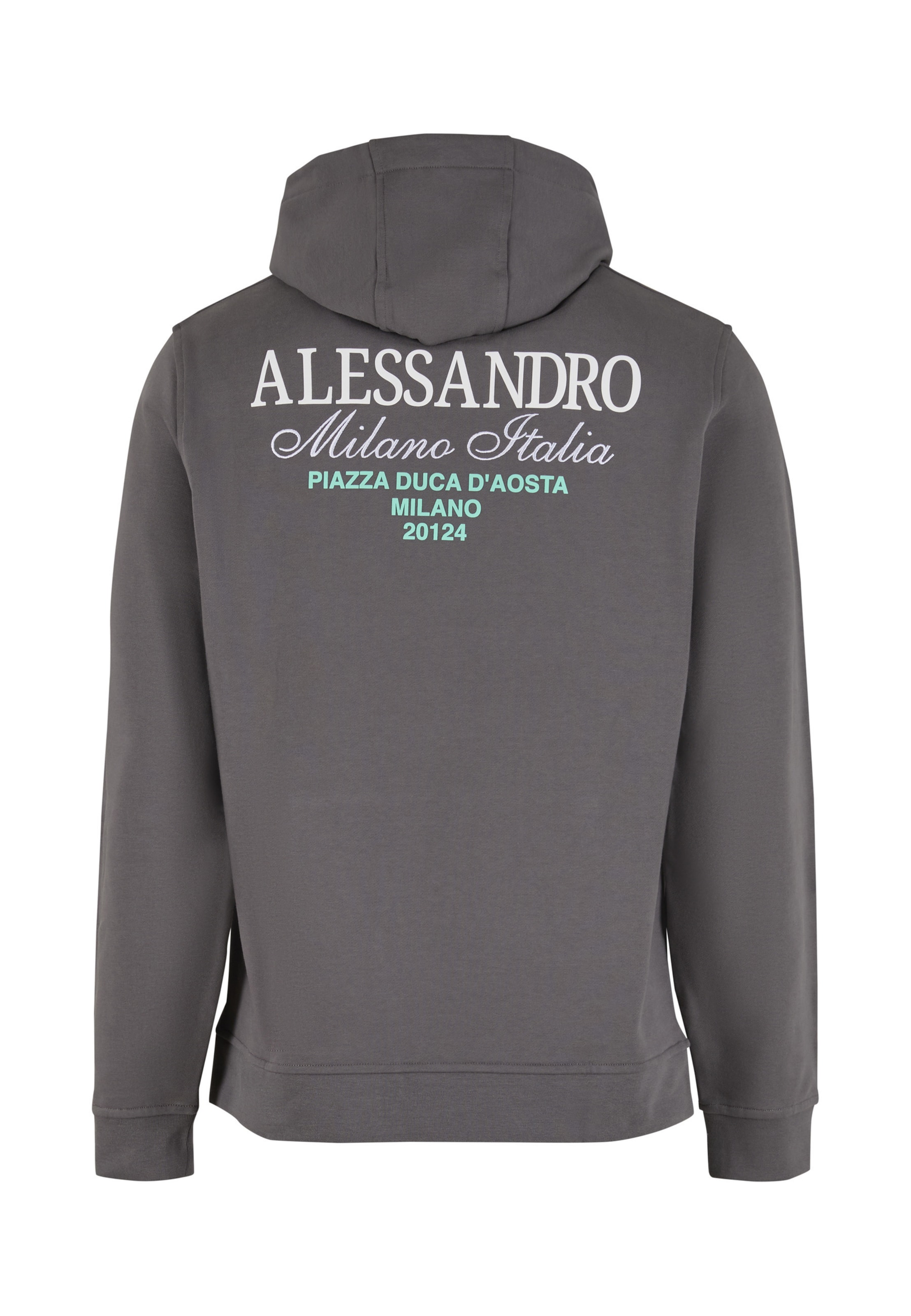 Alessandro Zavetti - Sweatshirt 'Montanelli' em cinzento