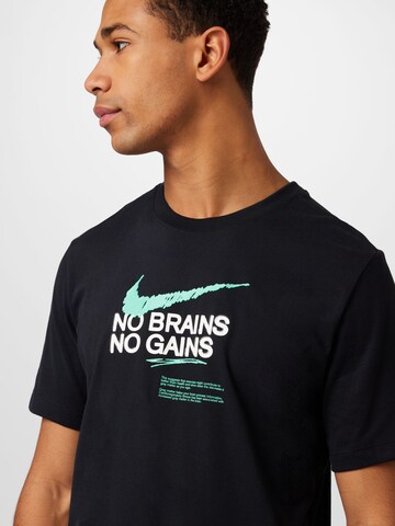 NIKE - Camiseta funcional en negro