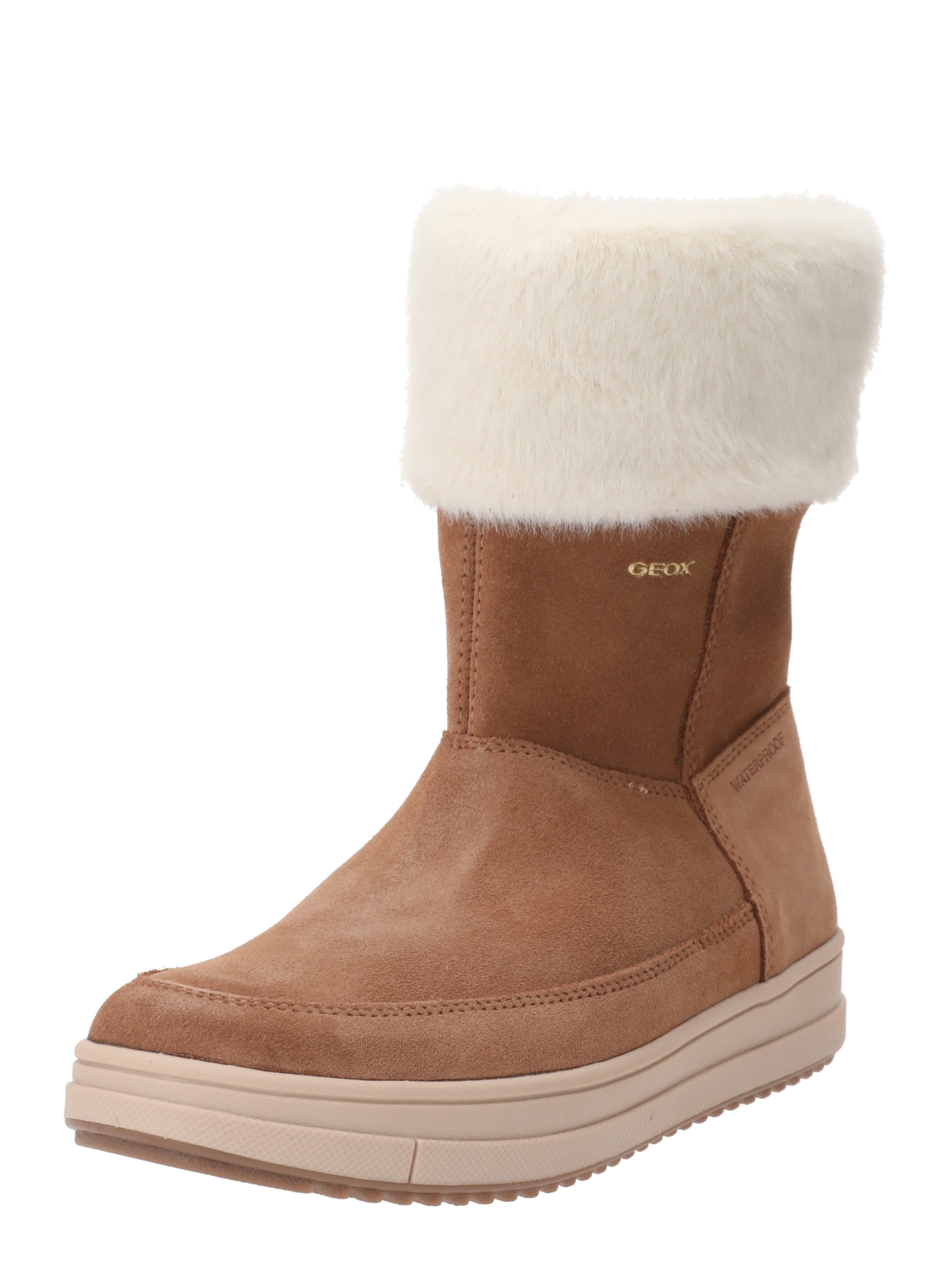 GEOX Snow Boots 'Rebecca' in Brown: front