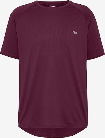 ICANIWILL Shirt 'Stride' in Rot: Vorderseite