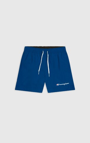 Champion Authentic Athletic Apparel Badeshorts in Blau: predná strana