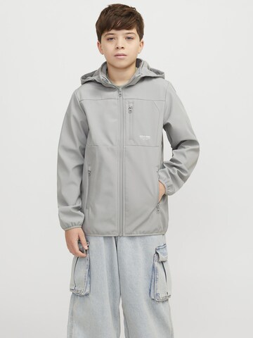 Jack & Jones Junior Übergangsjacke in Grau: Vorderseite