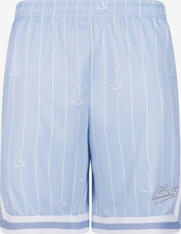 Karl Kani Loosefit Broek in Blauw: voorkant