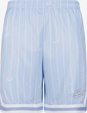 Karl Kani Loose fit Pants in Blue: front