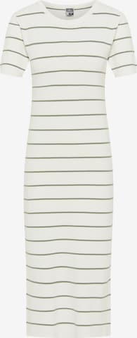 DreiMaster Maritim Knitted dress 'Takelage' in White: front