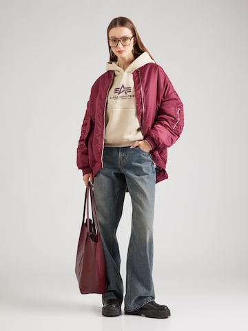 ALPHA INDUSTRIES - Sweatshirt em bege