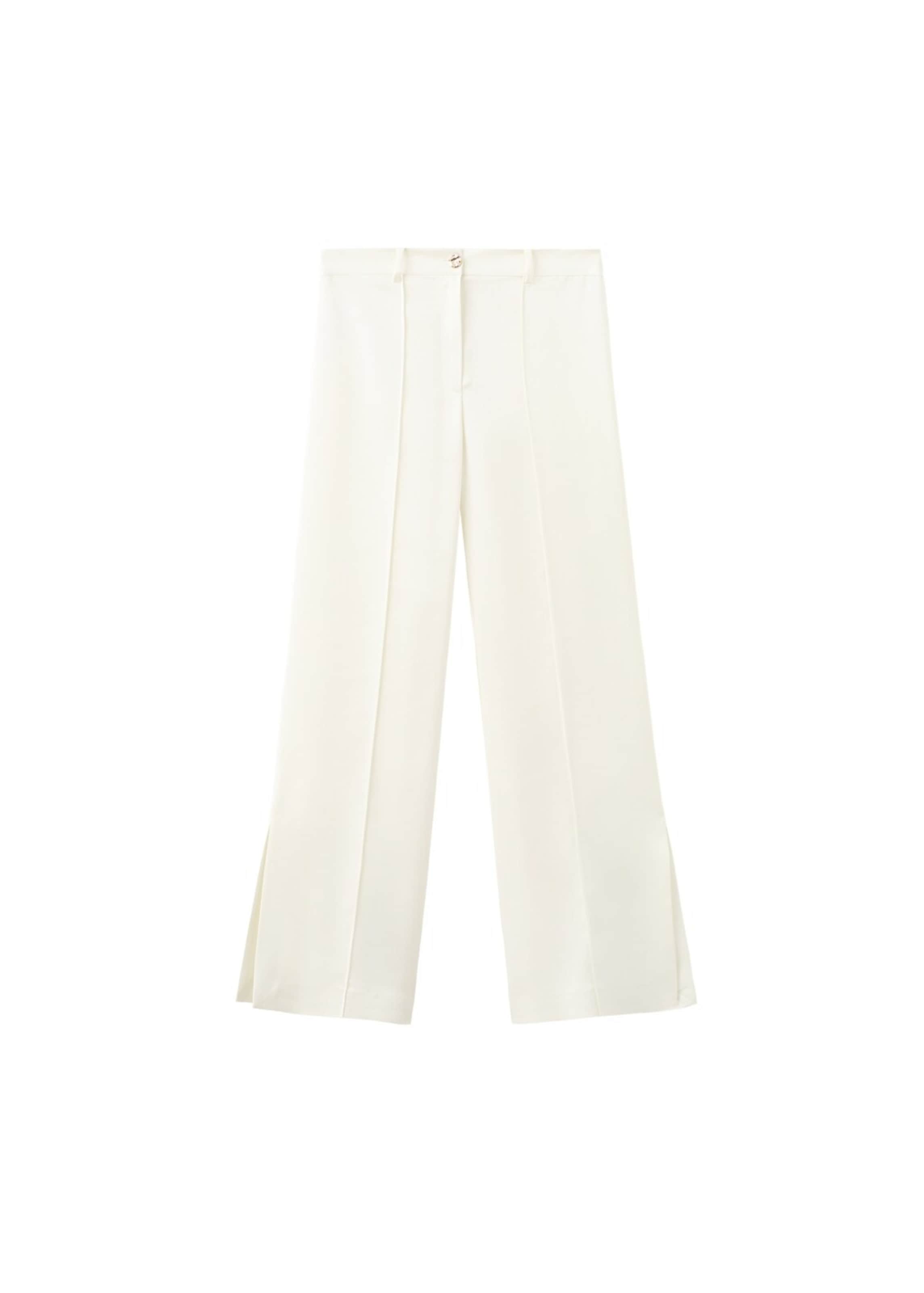 MANGO Regular Pants 'Alex-a' in Beige: front