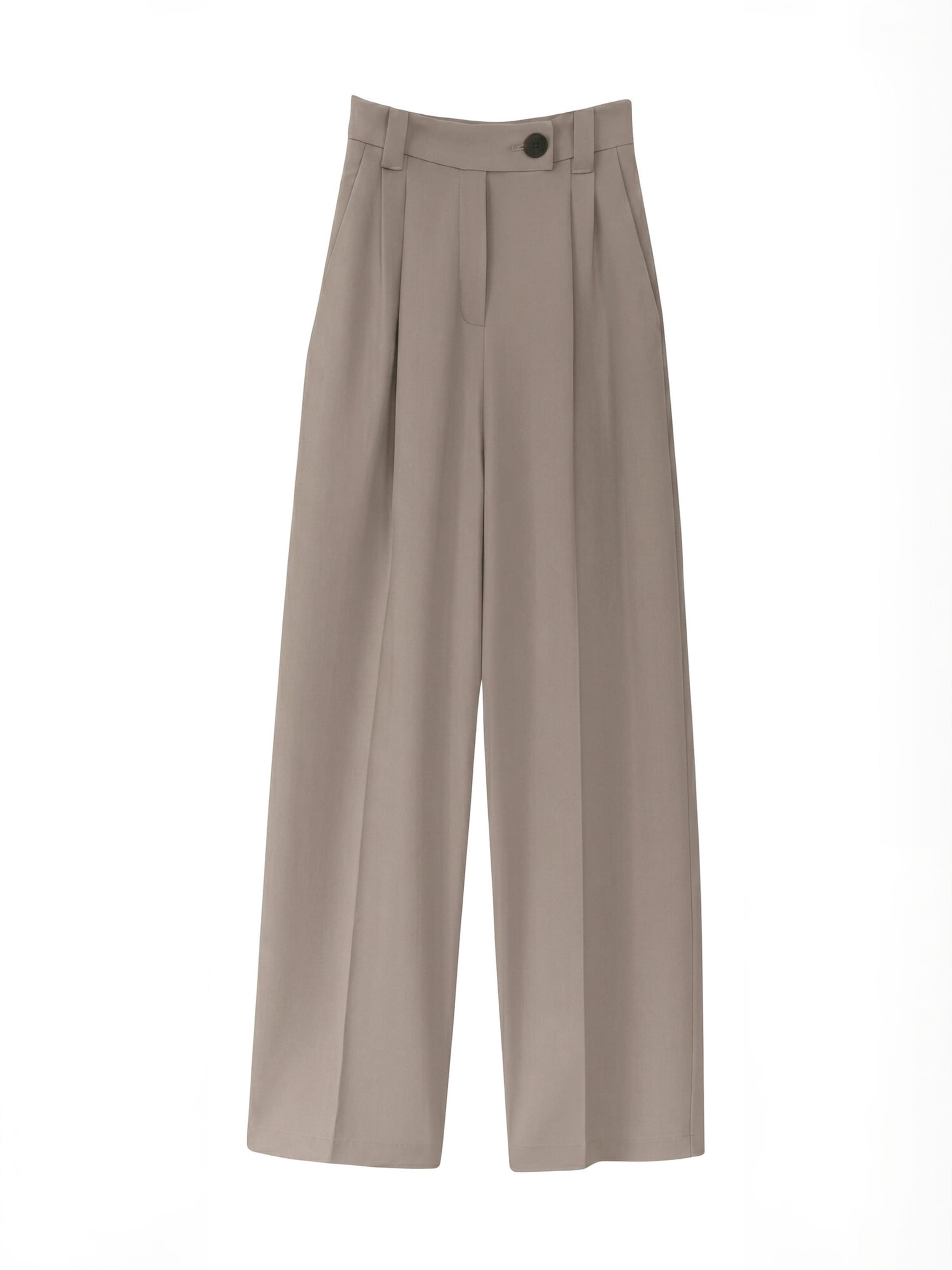 Opal Studio Regular Trouser ' Sassi ' in Braun: Vorderseite
