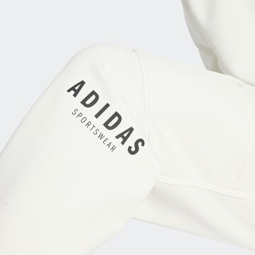 ADIDAS SPORTSWEAR Свободный крой Спортивные штаны в Белый