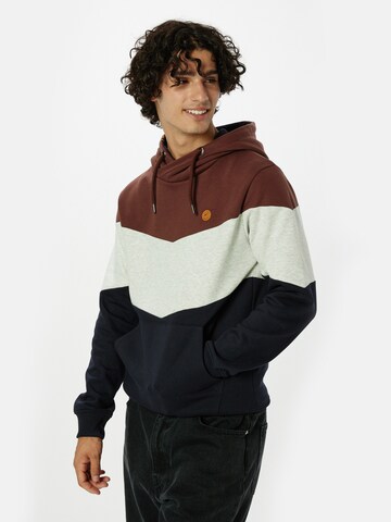 INDICODE JEANS Sweatshirt 'Marcus' in Blau: predná strana