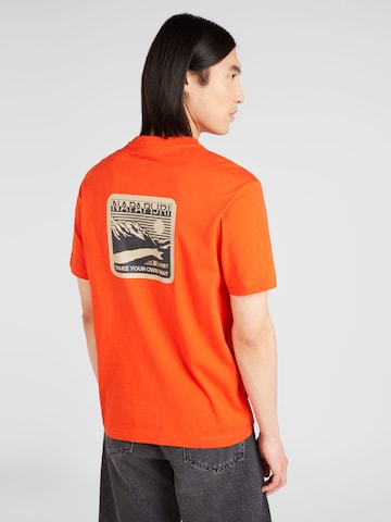 NAPAPIJRI - Camisa 'GOUIN' em laranja: frente