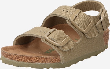 BIRKENSTOCK Sandal 'Milano' i grön: framsida