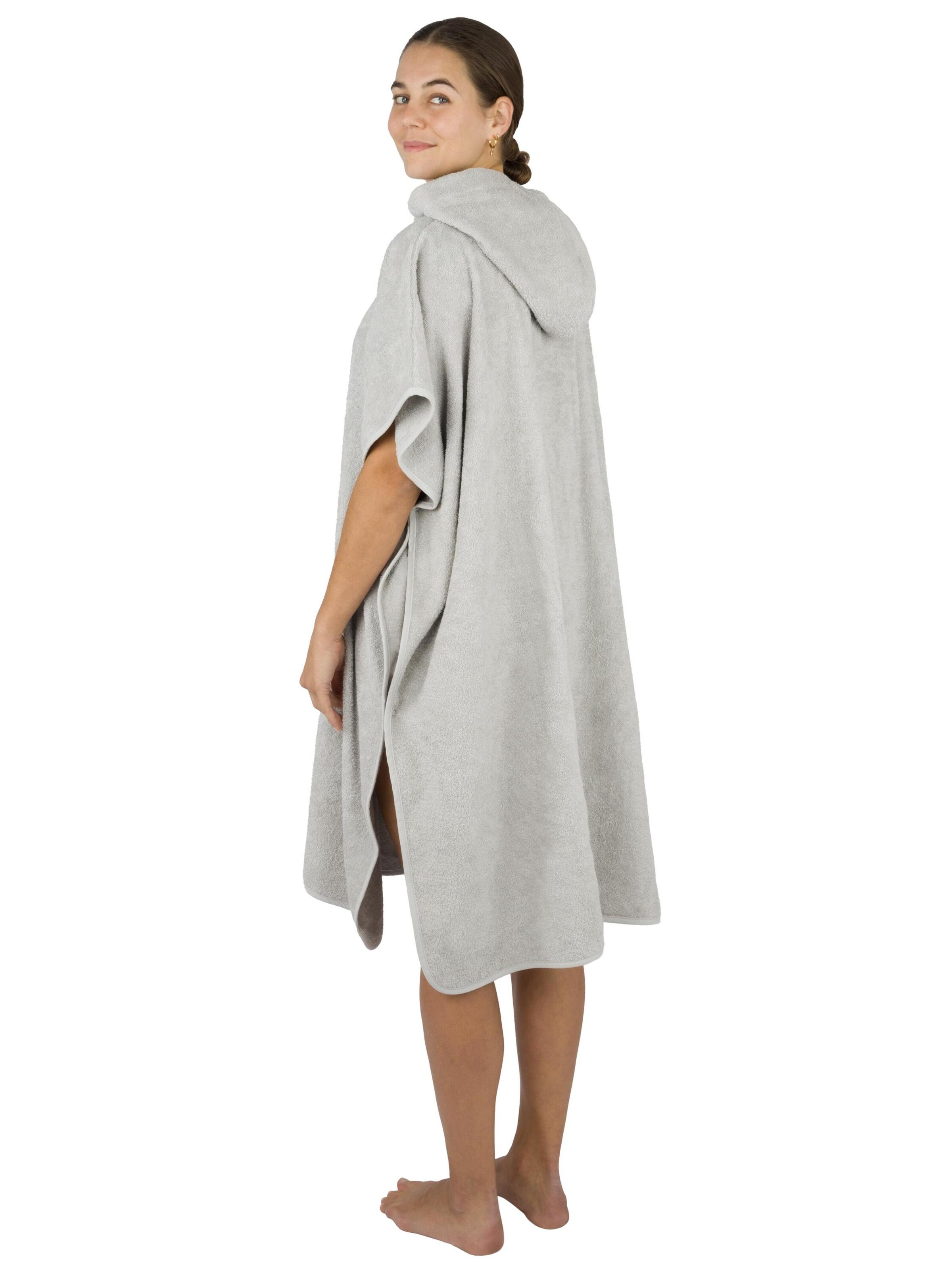 normani Badjas kort 'Sitra' in Grijs