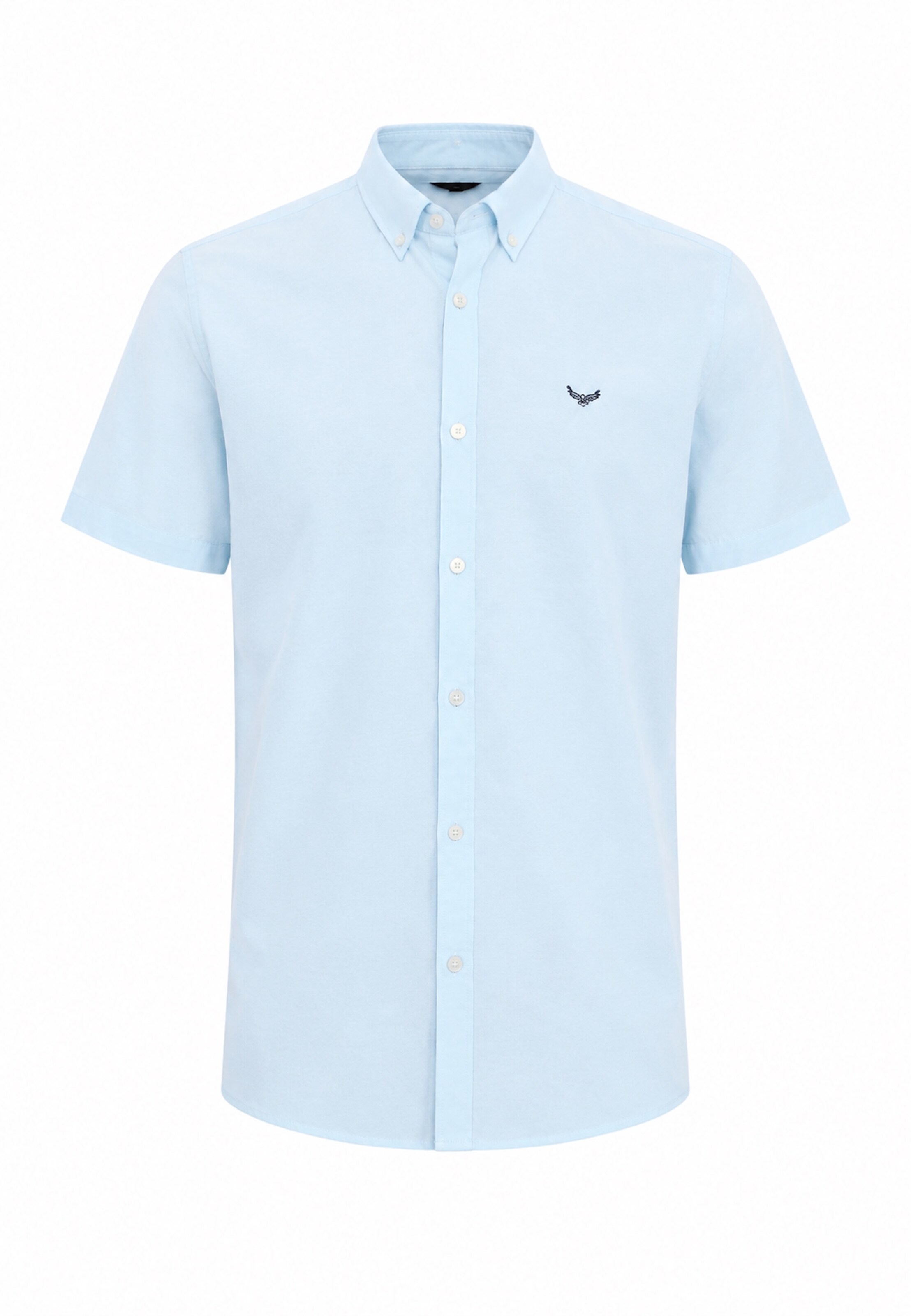 Threadbare Button Up Shirt 'Inferno' in Blue: front