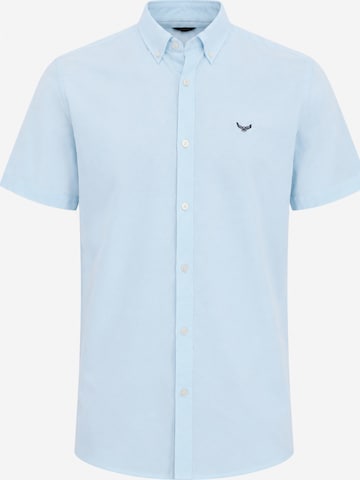 Threadbare Button Up Shirt 'Inferno' in Blue: front