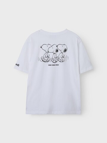 T-Shirt 'Snoopy' NAME IT en blanc