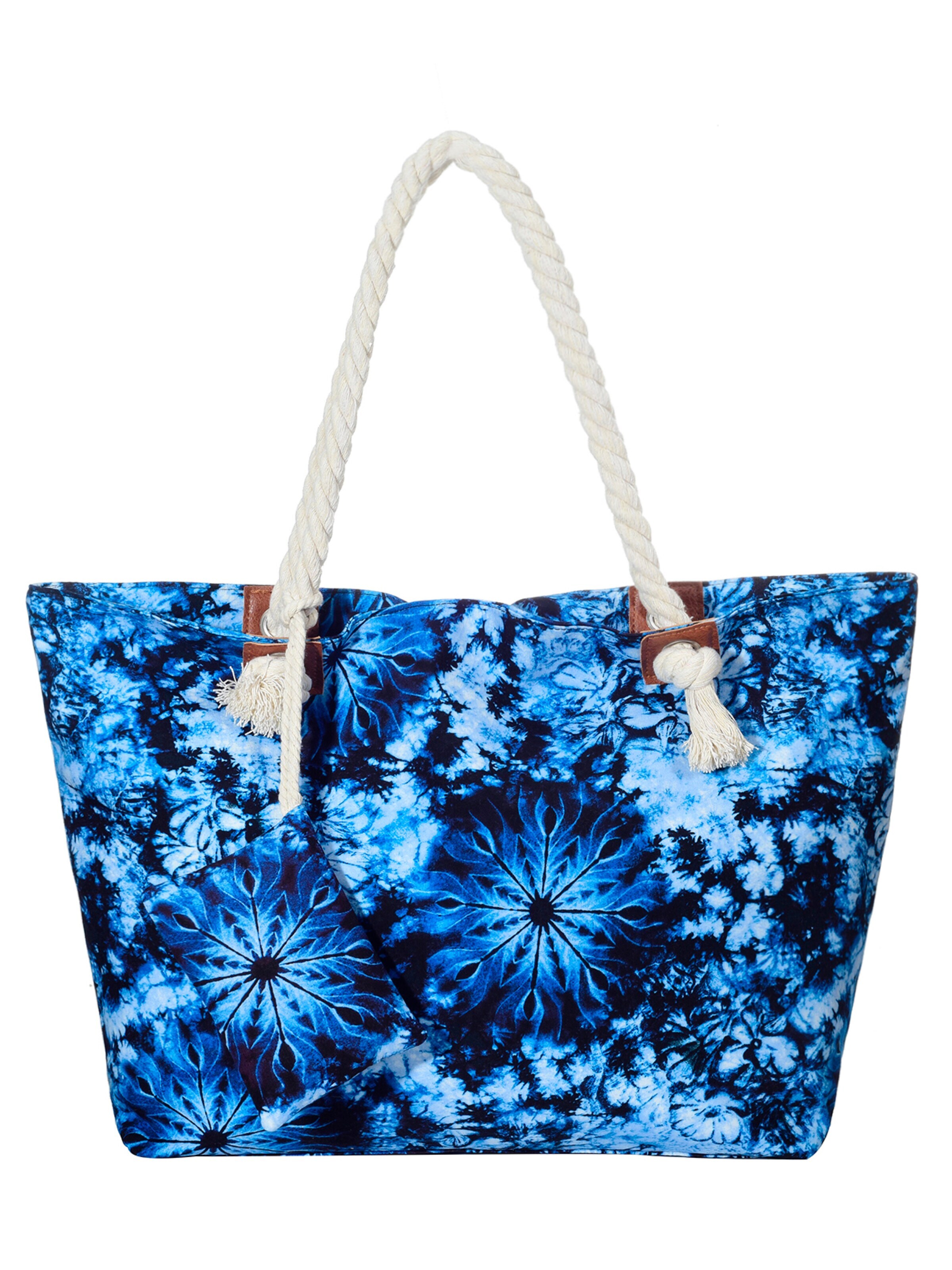 DonDon Beach Bag in Blue: front