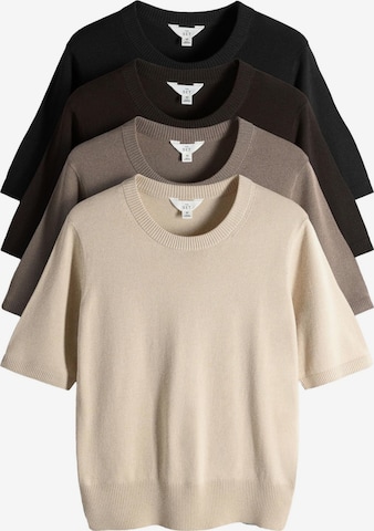 Pull-over The Set en beige : devant