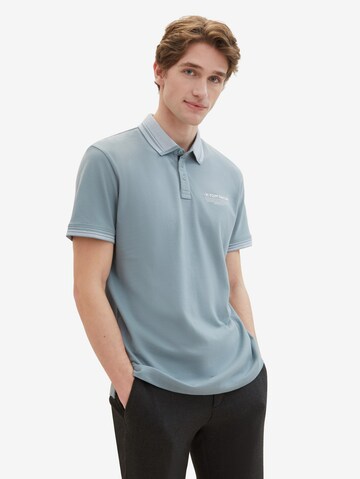 TOM TAILOR Poloshirt in Blau: predná strana