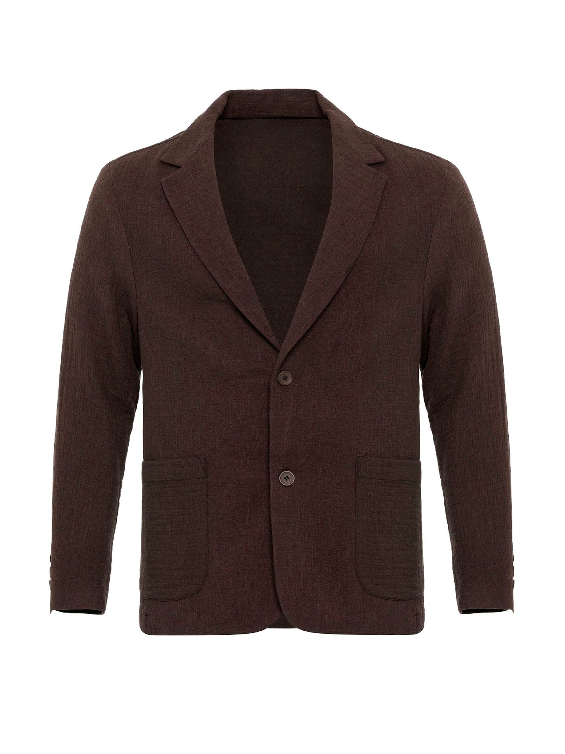 Antioch Regular Fit Jakke i brun: forside