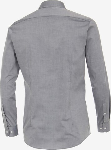 VENTI Slim fit Business Shirt in Grey