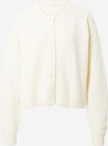 Cardigan 'DAMSVILLE' AMERICAN VINTAGE en blanc : devant