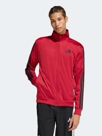 ADIDAS SPORTSWEAR Training jacket in Brown: front