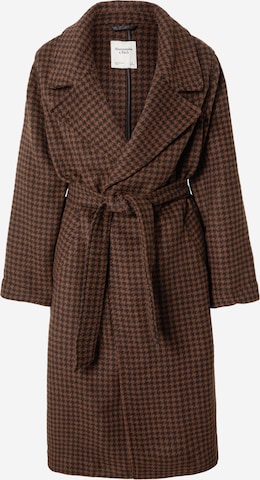 Abercrombie & Fitch Between-Seasons Coat in Brown: front